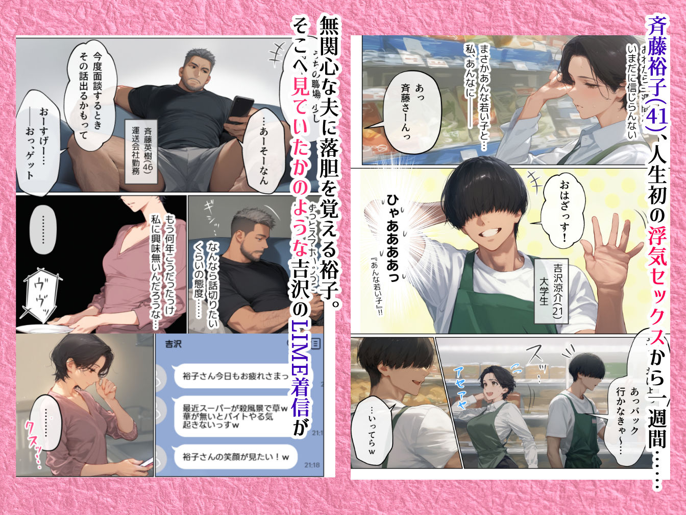 バ先のパート主婦（41）とセフレになったので週三で濃厚変態セックスを仕込んだら乳首ピアスと肛門で発情するド変態主婦になった話 サンプル画像2